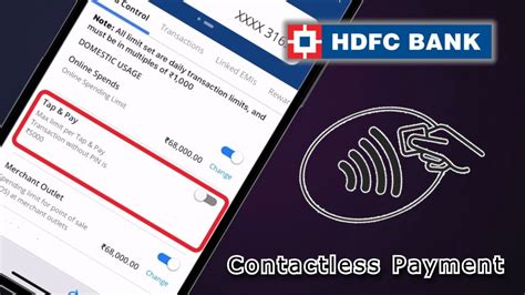 hdfc contactless credit card enable|hdfc enable contactless transaction.